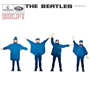 Album art of Help! - 1965 pop rock album by The Beatles
